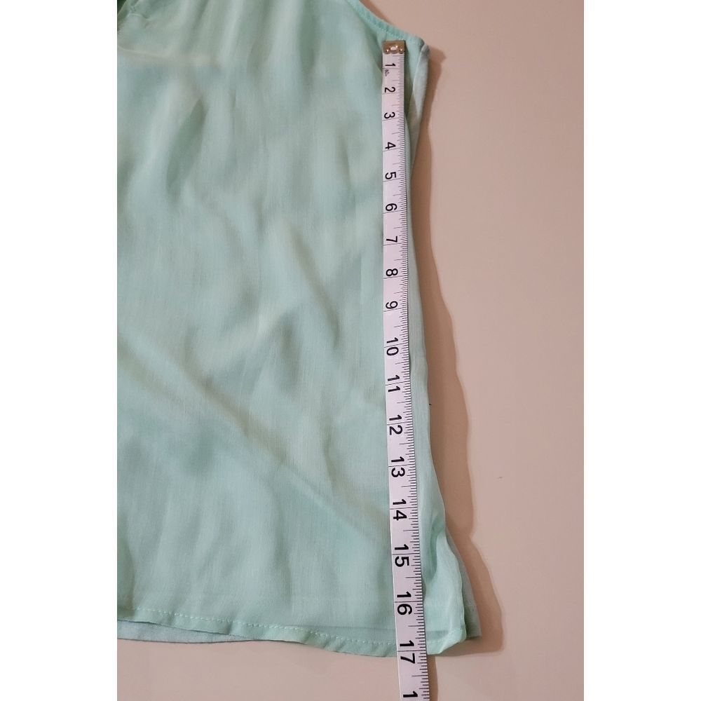 Thelimitedsleeveless Mintblouse — image 5 of 8